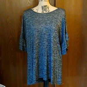 Bobbie Brooks Blouse Ruffle Sleeve